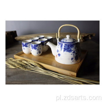 Teapot ustawił narodowe piękno i naturalny zapach